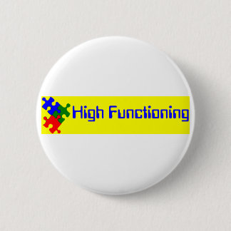 Goed functionerend autistisch ronde button 5,7 cm