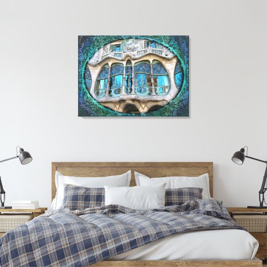 Goed Gaudi! Canvas Afdruk (Insitu (Slaapkamer))