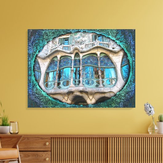 Goed Gaudi! Canvas Afdruk (Insitu (Woonkamer))