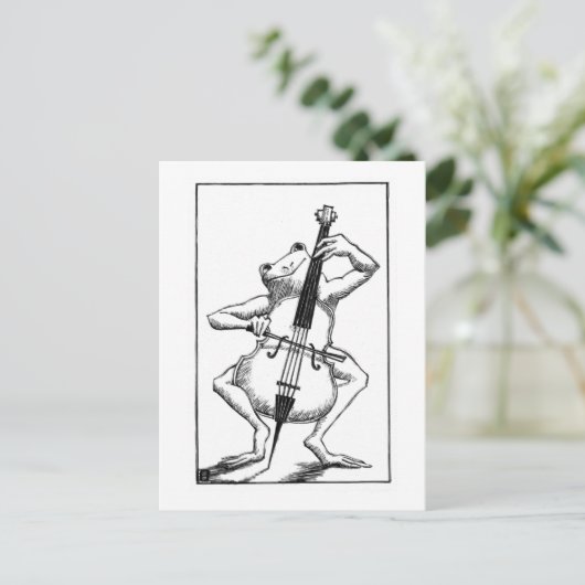 Goed gebogen briefkaart (Staand voorkant)