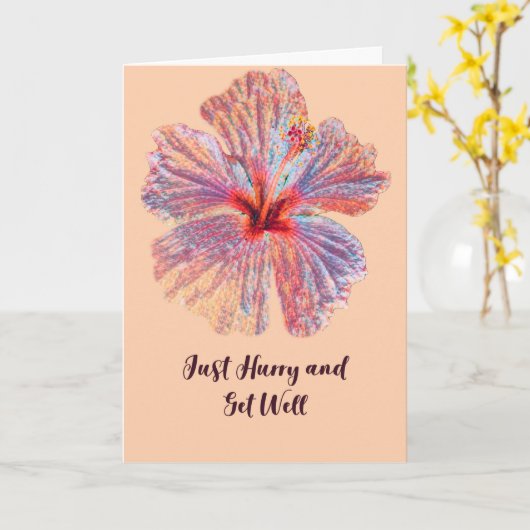 Goed gebroken arm Kantoor persoon Kaart (Gele Bloem)