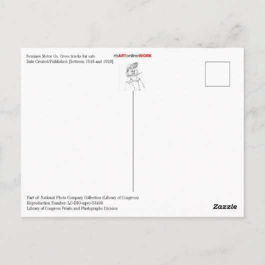 Goed gebruikte auto's voor verkoop briefkaart (Achterkant)