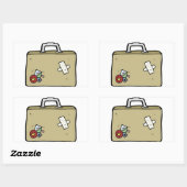 Goed gebruikte koffer Stickers (Vel)