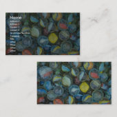 Goed gebruikte marbles visitekaartje (Voorkant / Achterkant)
