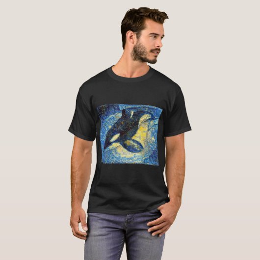 Goed gecastreerd Van Gogh geïnspireerd T-shirt (Voorkant volledig)