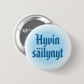 Goed geconserveerd 1 ronde button 5,7 cm (Voorkant /achterkant)