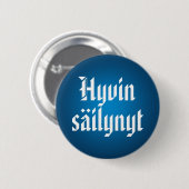 Goed geconserveerd 2 ronde button 5,7 cm (Voorkant /achterkant)