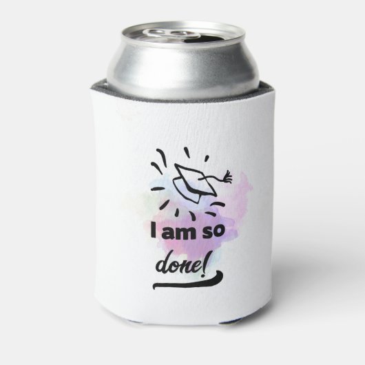 Goed gedaan Afstudeerder Blikjeskoeler (Blikje Achterkant)