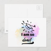 Goed gedaan Afstudeerder Briefkaart (Voorkant / Achterkant)