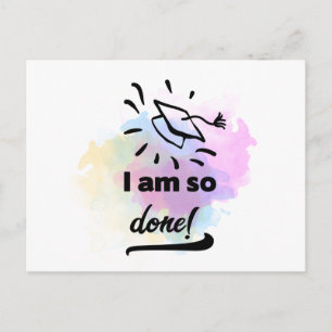 Goed gedaan Afstudeerder Briefkaart