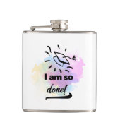 Goed gedaan Afstudeerder Heupfles (Voorkant)