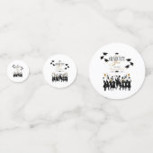 Goed gedaan, Afstuderen! Tijd om de feesttafel te  Confetti (Achterkanten)