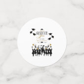 Goed gedaan, Afstuderen! Tijd om de feesttafel te  Confetti (Kleine voorkant)