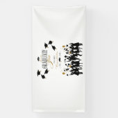 Goed gedaan, Afstuderen! Tijd om feest te vieren 4 Spandoek (Verticaal)