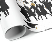 Goed gedaan, Afstuderen! Tijd om feest te vieren Cadeaupapier (Rol Hoek)