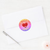 Goed gedaan award ronde sticker (Envelop)