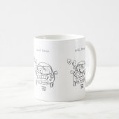 Goed gedaan bij het slagen van je rijexamen! mok (Voorkant rechts)