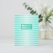 Goed gedaan Briefkaart (Staand voorkant)