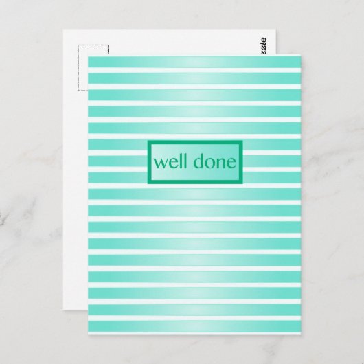 Goed gedaan Briefkaart (Voorkant / Achterkant)