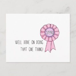 "Goed gedaan" Briefkaart (Art by Em Somerville)