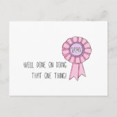 "Goed gedaan" Briefkaart (Art by Em Somerville) (Voorkant)