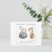 GOED GEDAAN! Briefkaart van April McCallum (Staand voorkant)