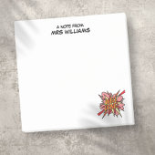 GOED GEDAAN Custom Name Fun Retro Comic Book Post-it® Notes