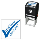 Goed gedaan, goed gedaan  zelfinktende stempel (In situ)