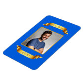 Goed gedaan Gold Scroll, aangepaste foto - op maat Magneet (Linkerzijde)