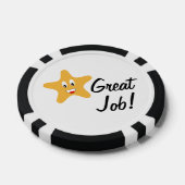 Goed gedaan! Gouden Ster Custom Pokerchips (Enkel)