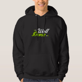 Goed gedaan hoodie, mannen hoodies