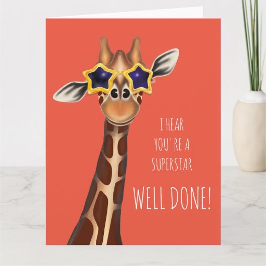 Goed gedaan, ik hoor dat je een SUPERSTAR-Kaart be Kaart (Voorkant)