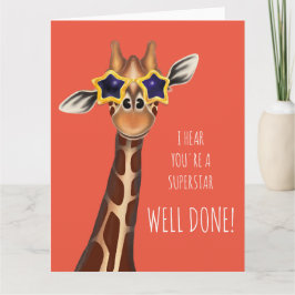 Goed gedaan, ik hoor dat je een SUPERSTAR-Kaart be Kaart