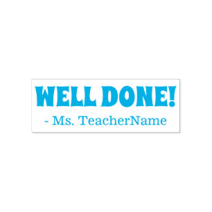 "GOED GEDAAN!" Instructeur Rubber Stamp Zelfinktende Stempel