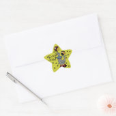 Goed gedaan! Juggling Seal Star Beloning Ster Sticker (Envelop)