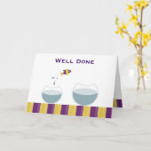 Goed gedaan kaart (Gele Bloem)