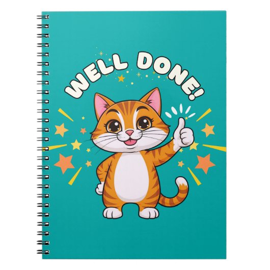 Goed gedaan ! Kat Notitieboek (Voorkant)