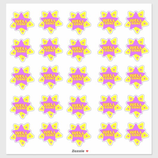 Goed gedaan Kleurrijke Reward Teacher Stickers Pac (Vel)