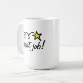 Goed gedaan! Koffie Mok cadeau voor medewerkers (Voorkant links)