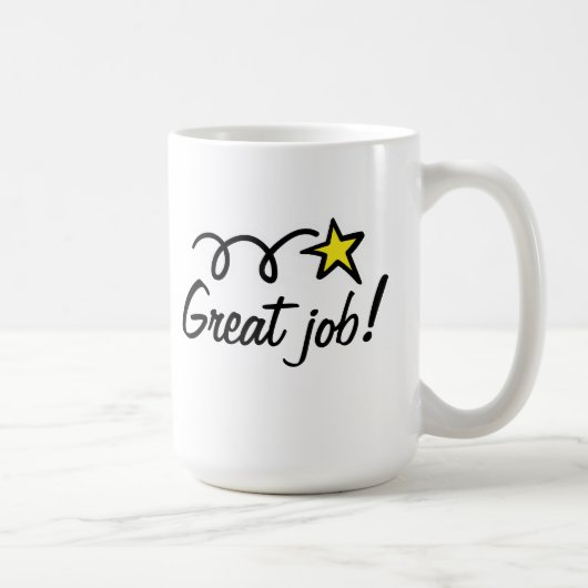 Goed gedaan! Koffie Mok cadeau voor medewerkers (Rechts)