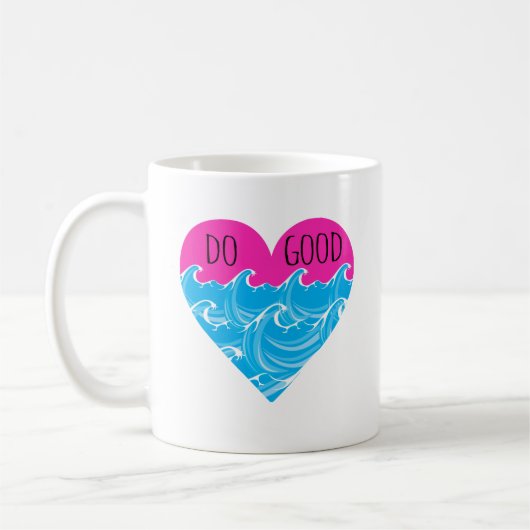 Goed gedaan koffiemok (Links)
