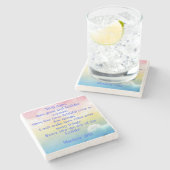 Goed gedaan Matteüs 25:21 Pastels Stenen Onderzetter (Zijkant)