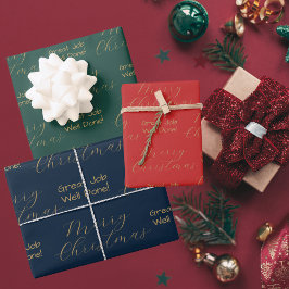 Goed gedaan | Merry Christmas Employee Business Inpakpapier Vel