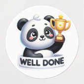 GOED GEDAAN PANDA STICKER (Design 1)