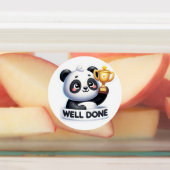 GOED GEDAAN PANDA STICKER (Aangebracht)