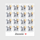 🐼 "Goed gedaan" Panda Sticker (Vel)