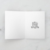 Goed gedaan Rode Rosette, Aangepaste Foto - Aangep Kaart (Binnen)