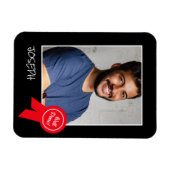 Goed gedaan Rode Rosette, Aangepaste Foto - Gepers Magneet (Horizontaal)