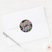 Goed gedaan! ronde sticker (Envelop)