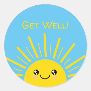 Goed gedaan ronde sticker